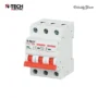 AC MCB 3 Pole 6A–63A Miniature Circuit Breaker